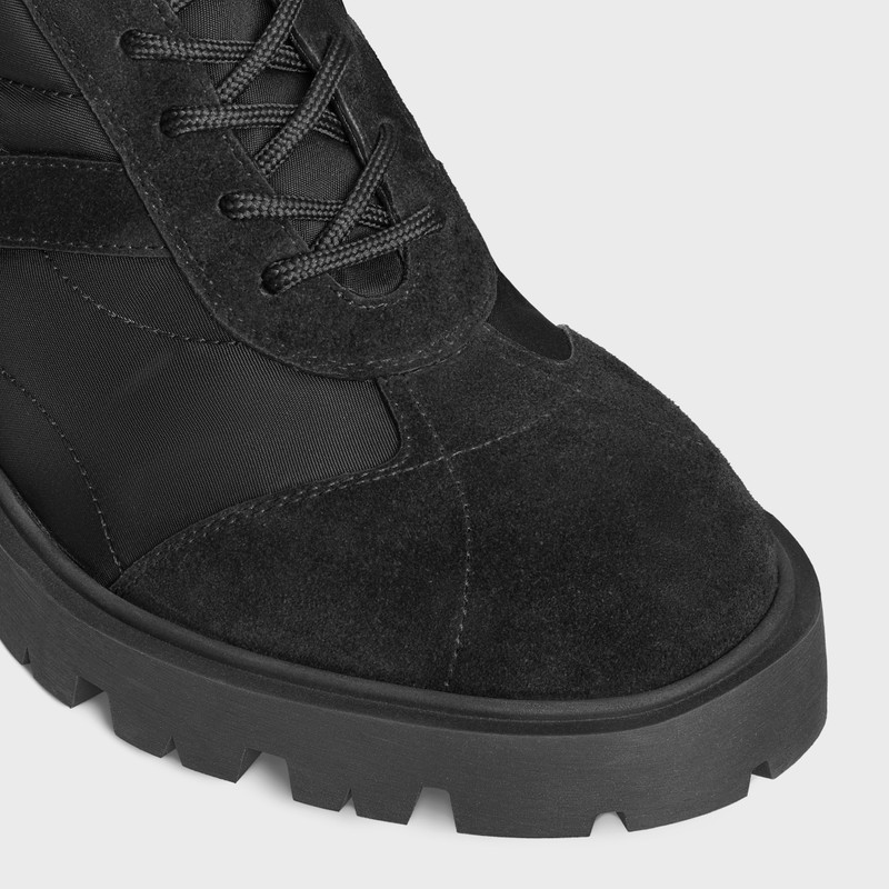 MARGARET BOOT IN Nylon and Suede Calfskin 4