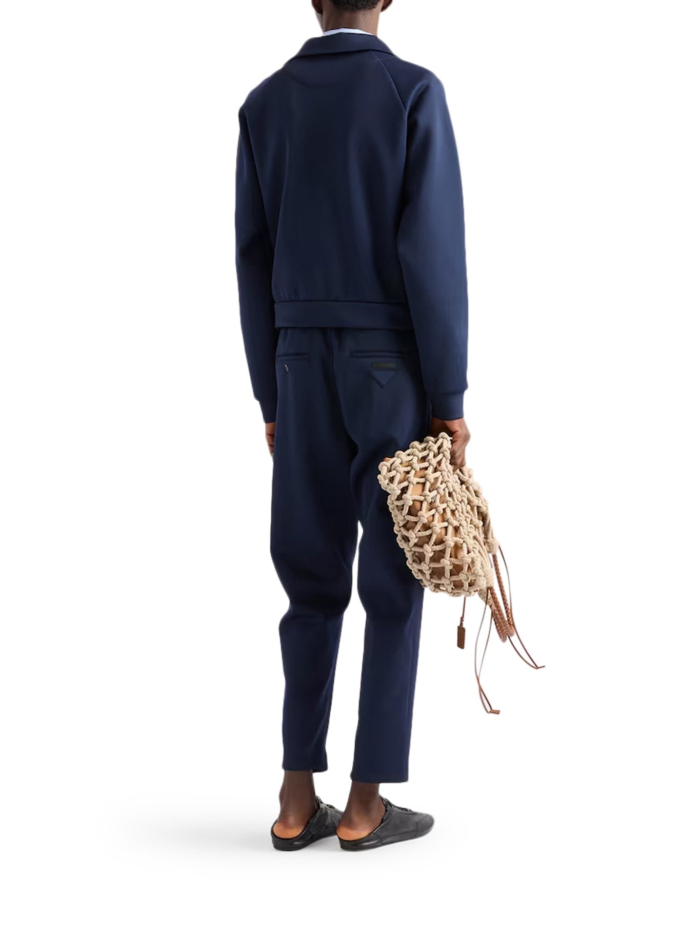 TECHNICAL FABRIC ZIP-UP SWEATSHIRT - 4