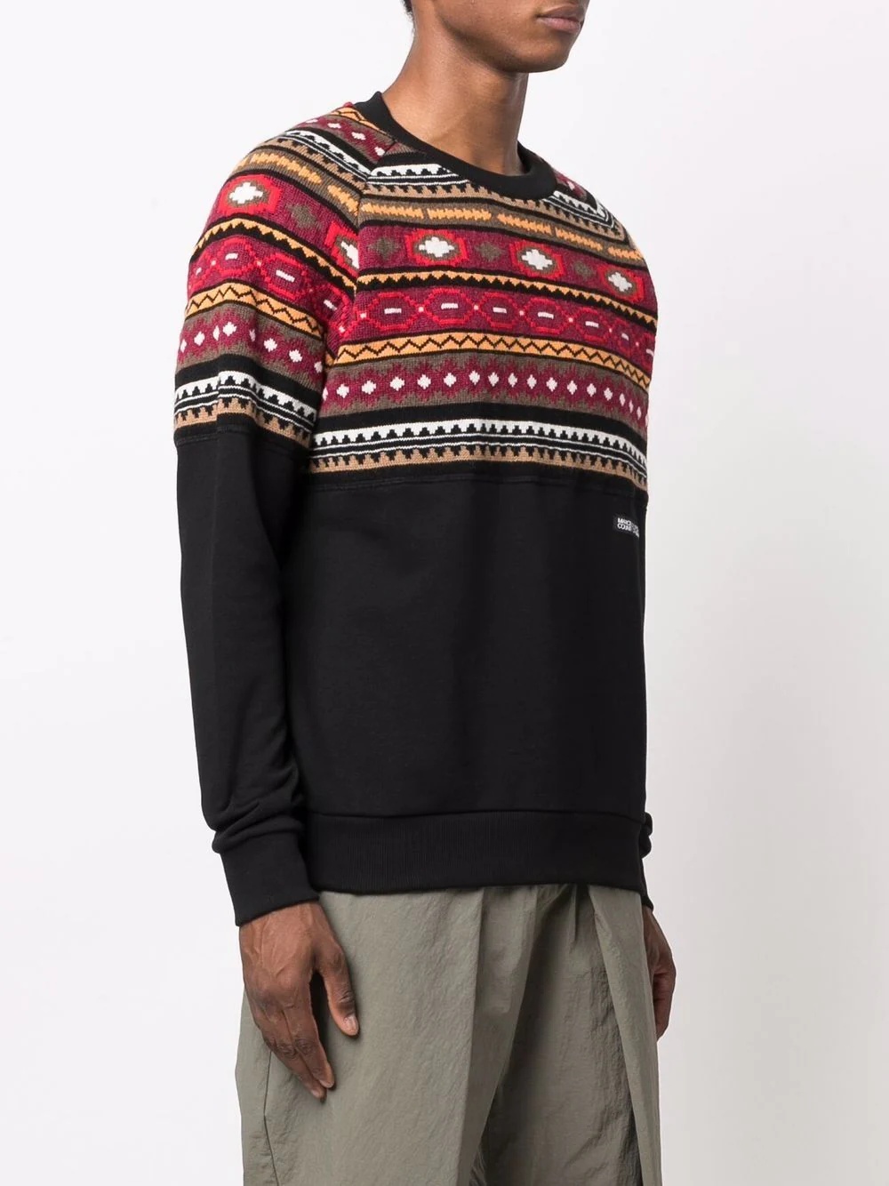 folk-pattern sweatshirt - 3