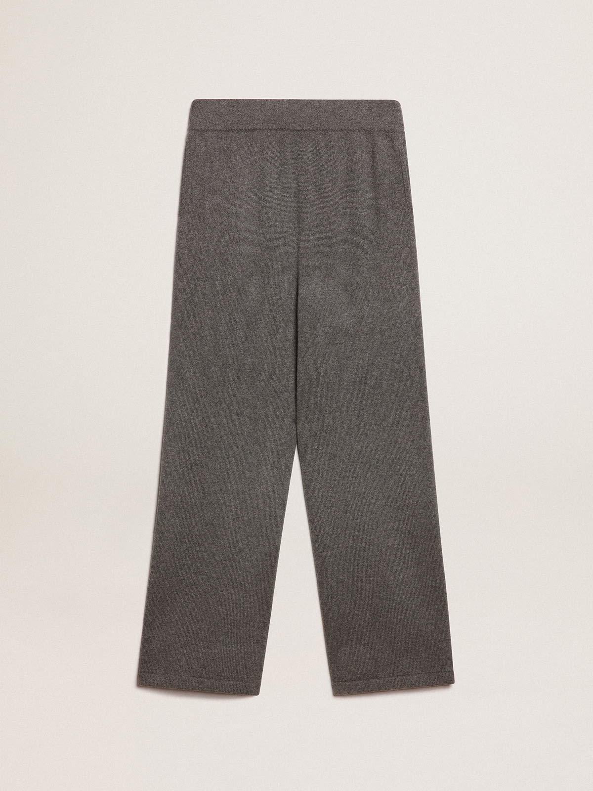 Gray cashmere blend women’s joggers - 1