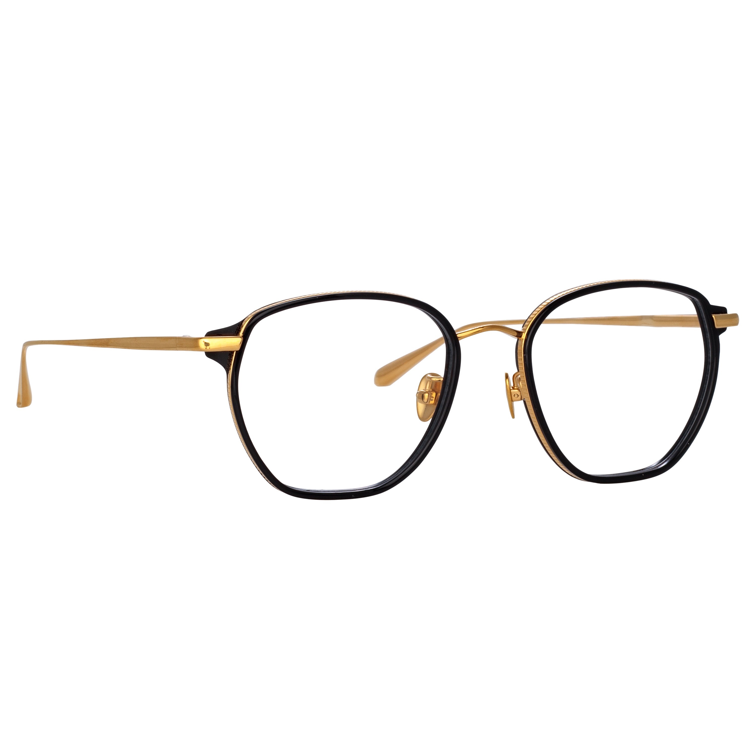 DANILO ANGULAR OPTICAL FRAME IN YELLOW GOLD - 2