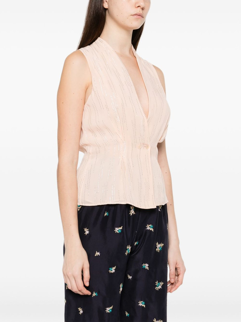 sleeveless draped top 3