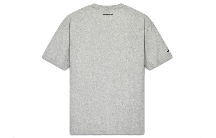 Men's Converse x Thisisneverthat Crossover Logo Printing Sports Round Neck Short Sleeve light grey 1 - 2