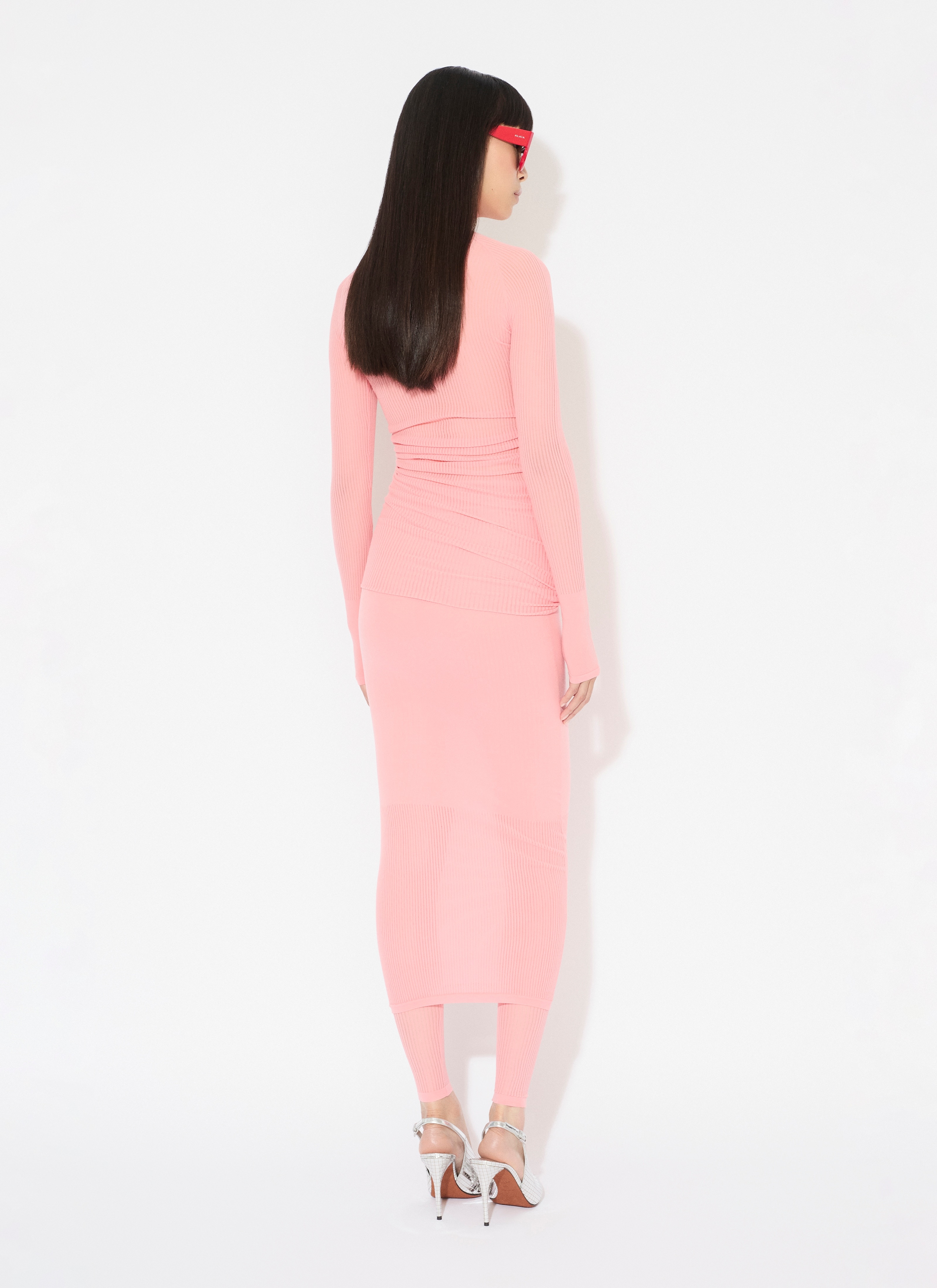 RIBBED KNITTED SKIRT - 3