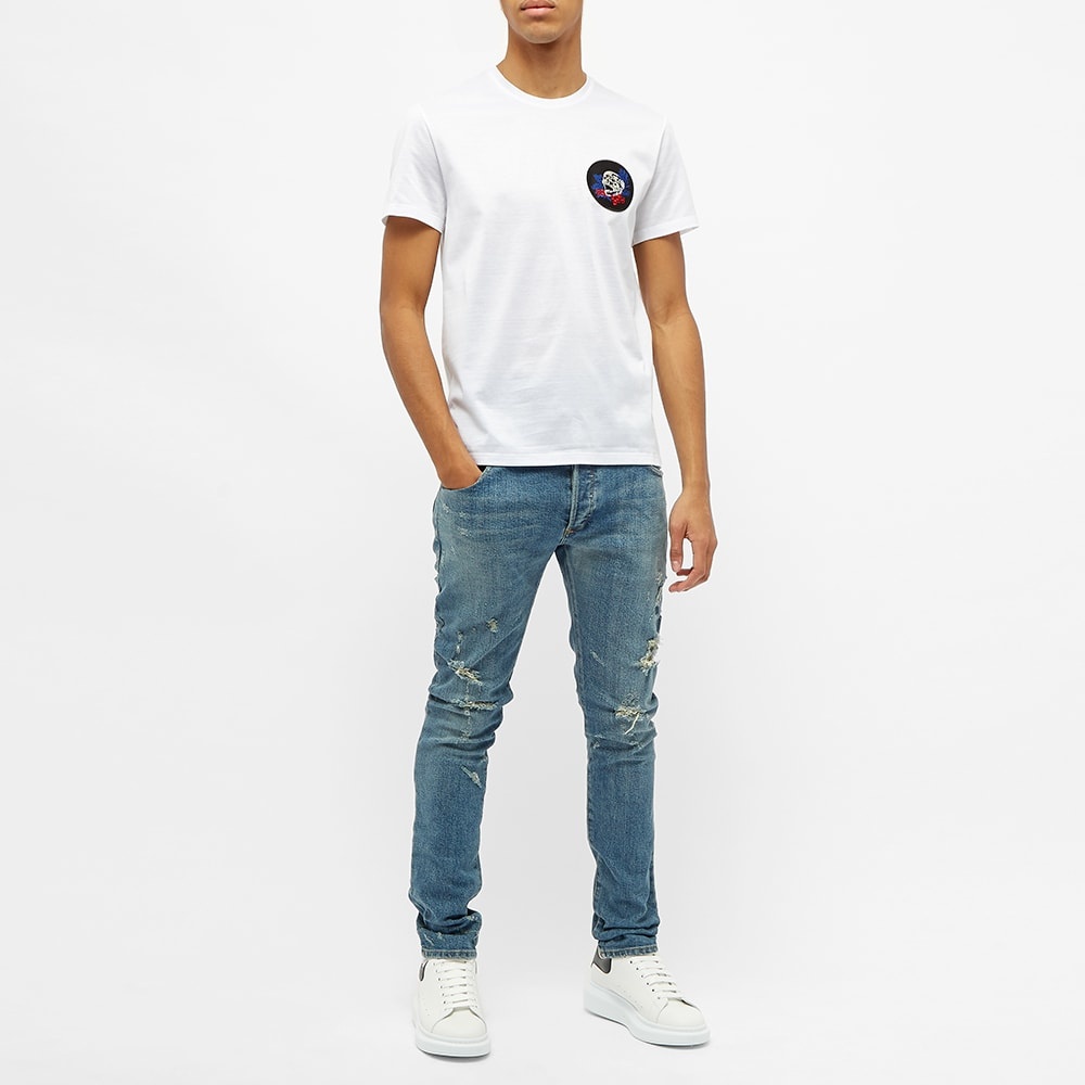 Alexander McQueen Skull Badge Tee - 5