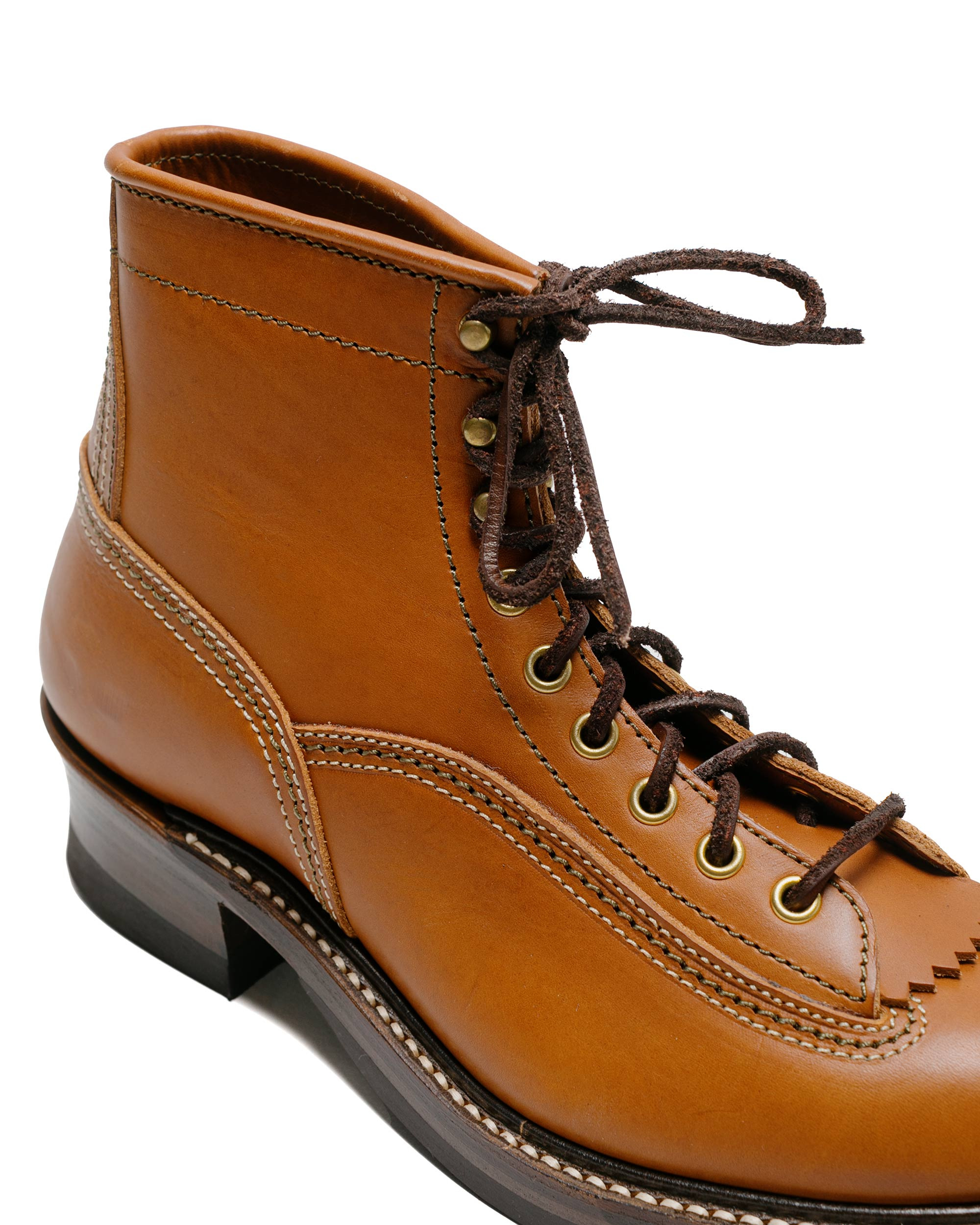 Donkey Puncher Boots Badalassi Carlo Leather Cognac - 3