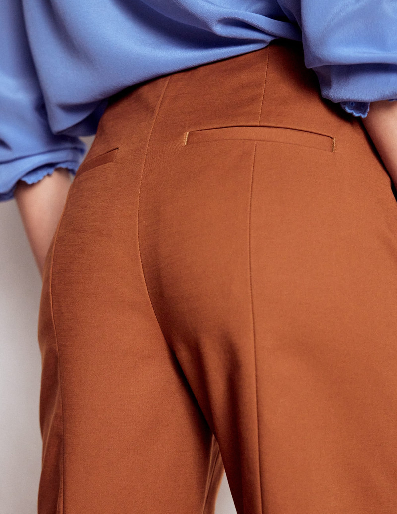 Smart 7/8 Pants-Russet 3