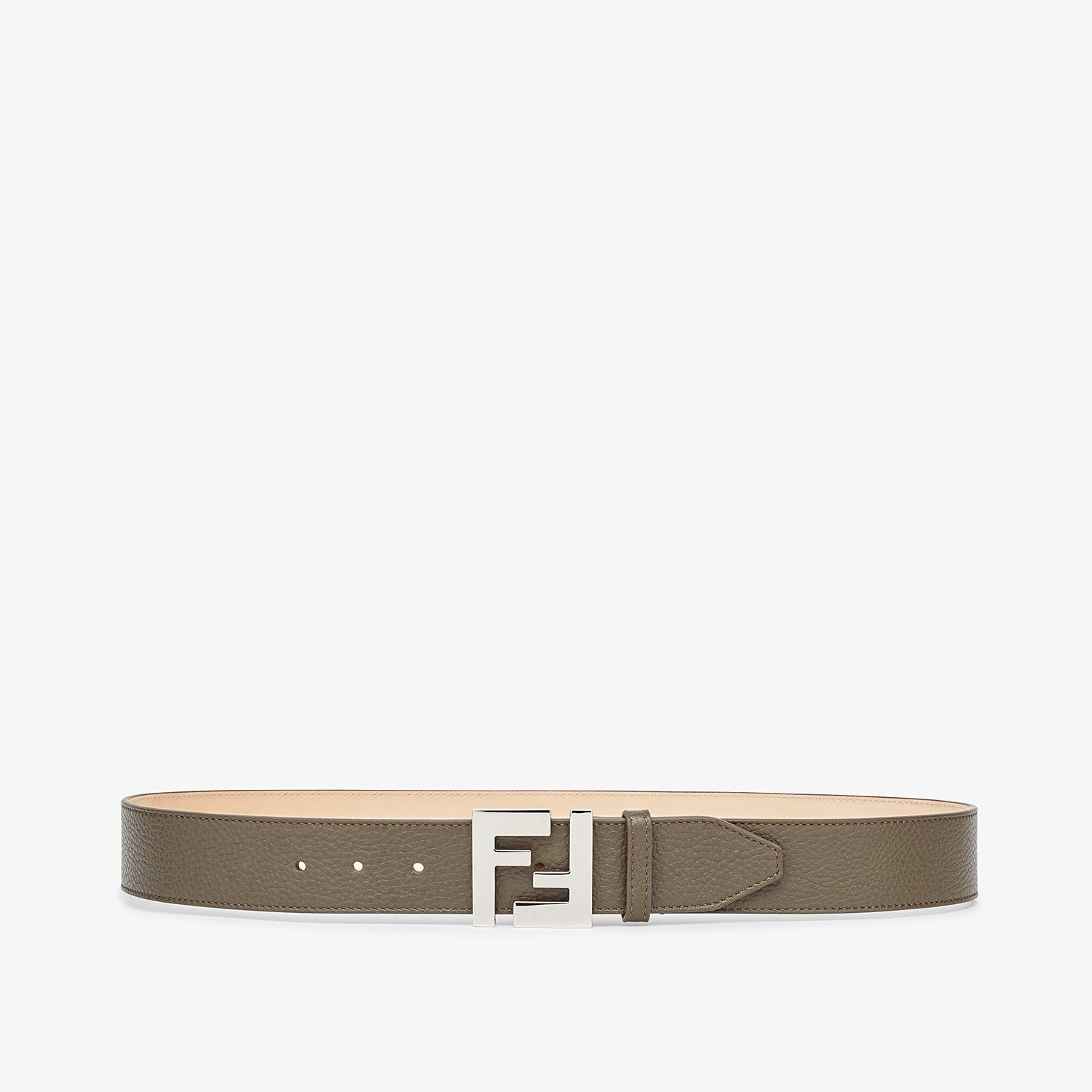 Green leather belt - 1