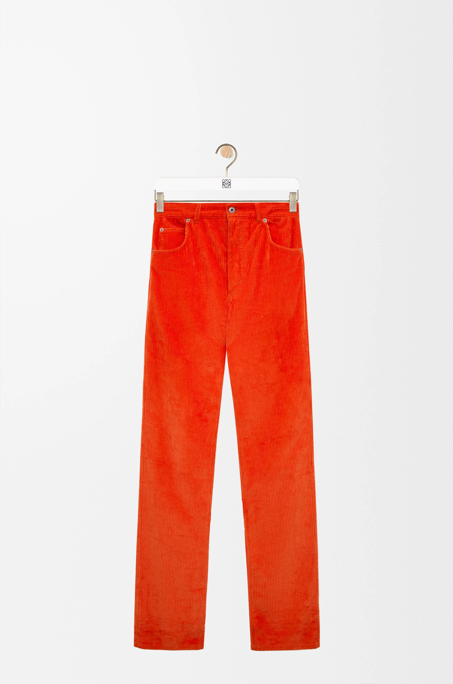 Trousers in cotton corduroy - 1