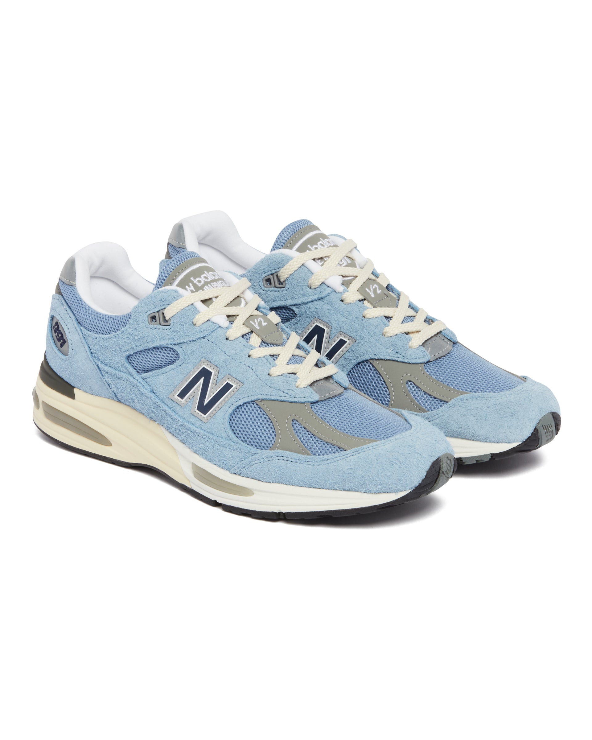 Blue Made in UK 991v2 Sneakers - 4