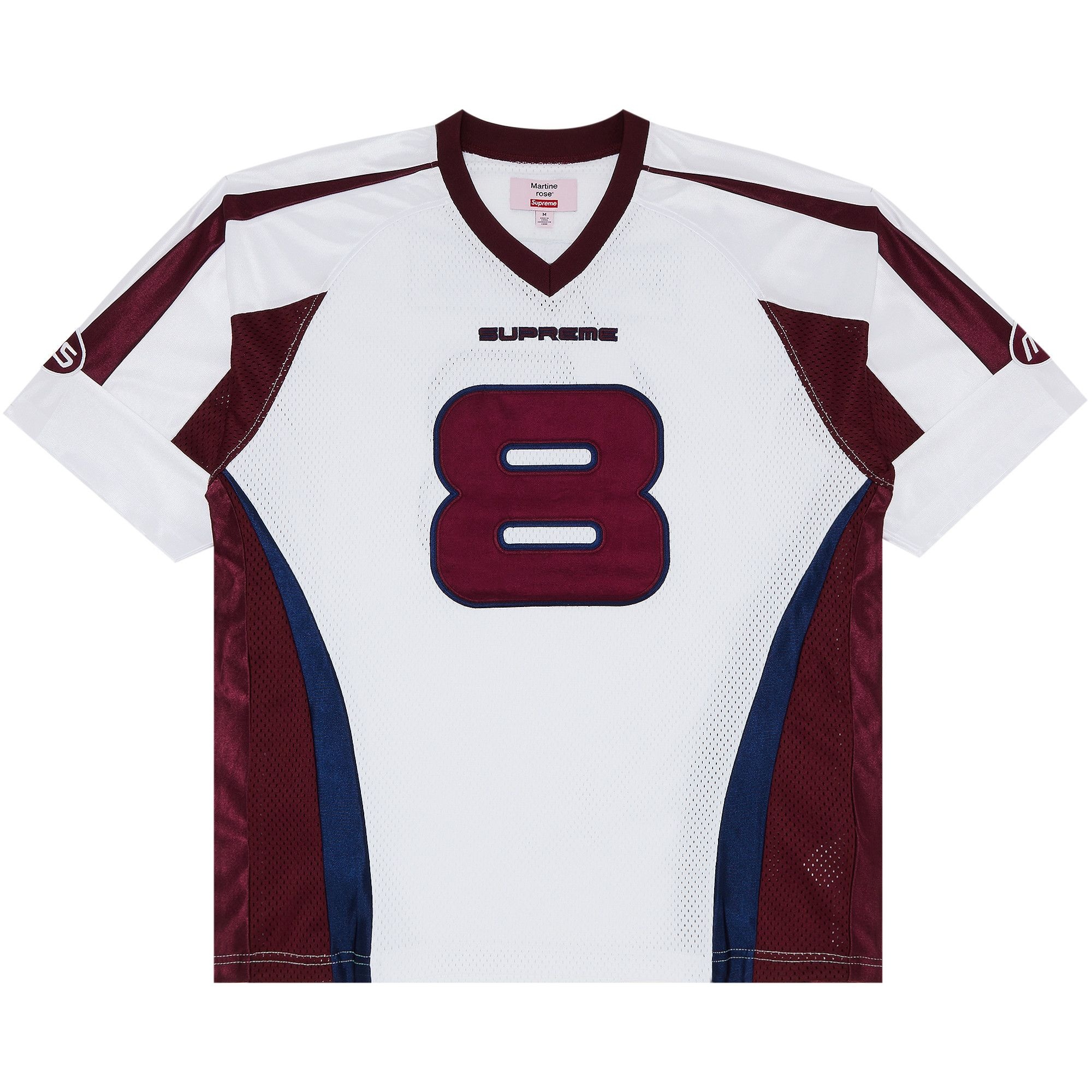 Supreme x Martine Rose Football Jersey 'White' - 1