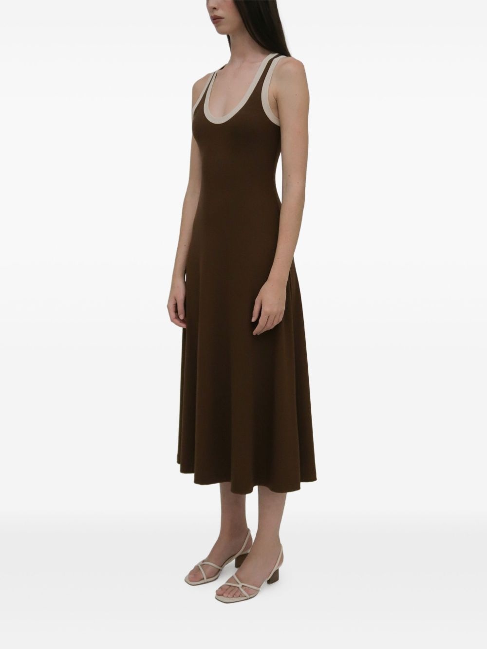 ribbed midi dress - 3