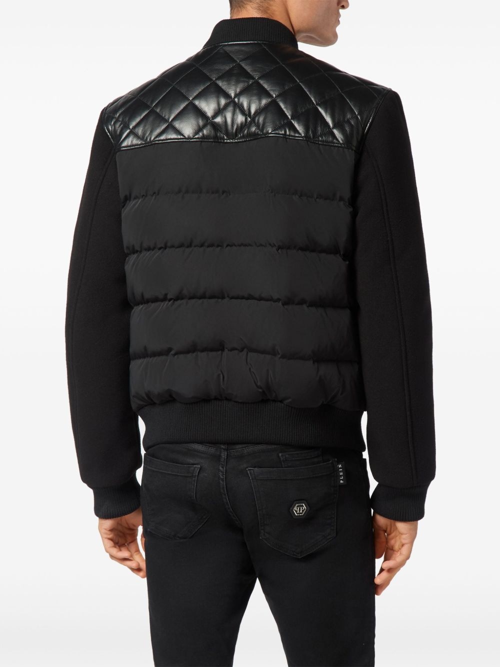 leather bomber jacket - 4