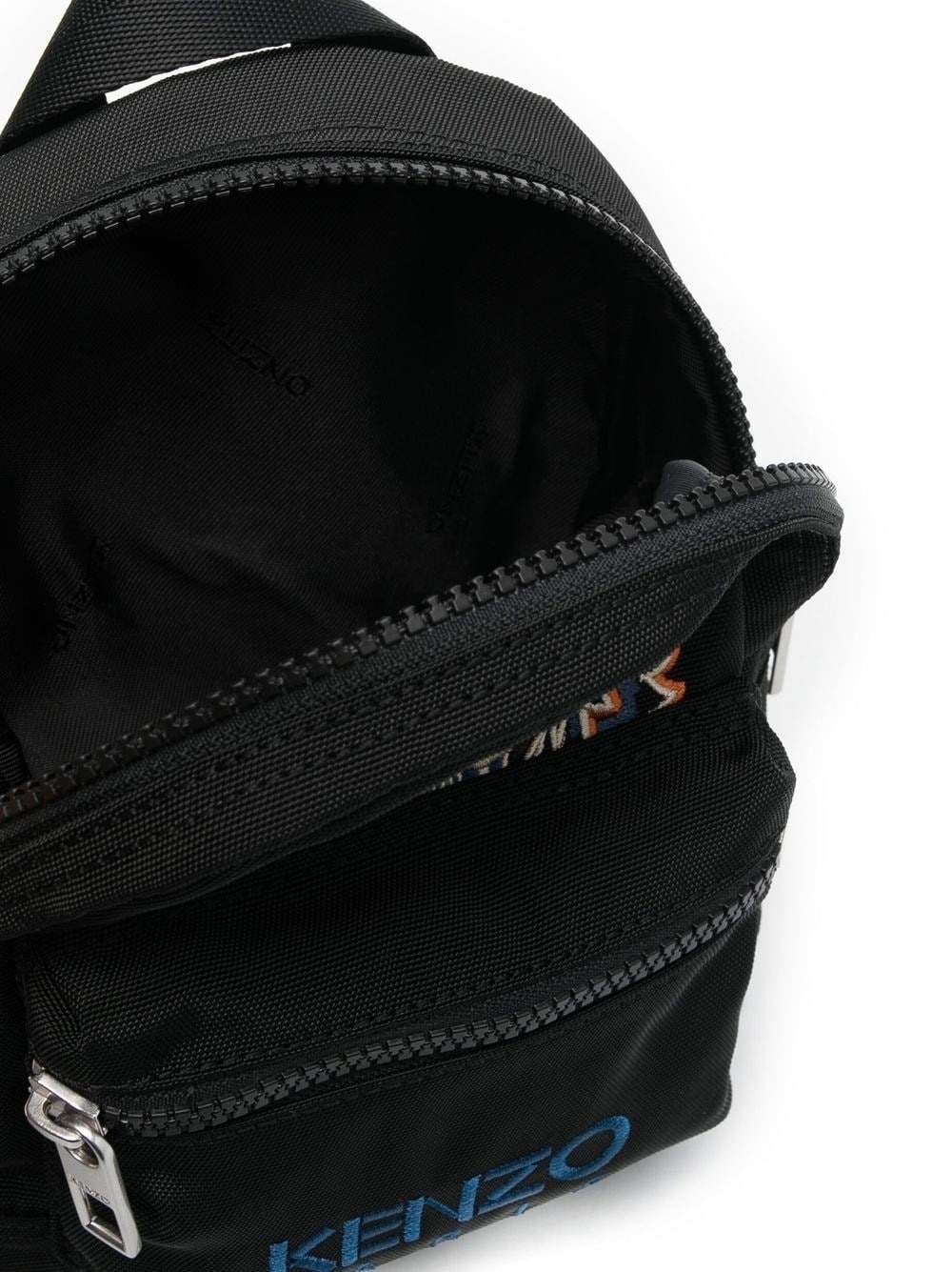 embroidered logo backpack - 5