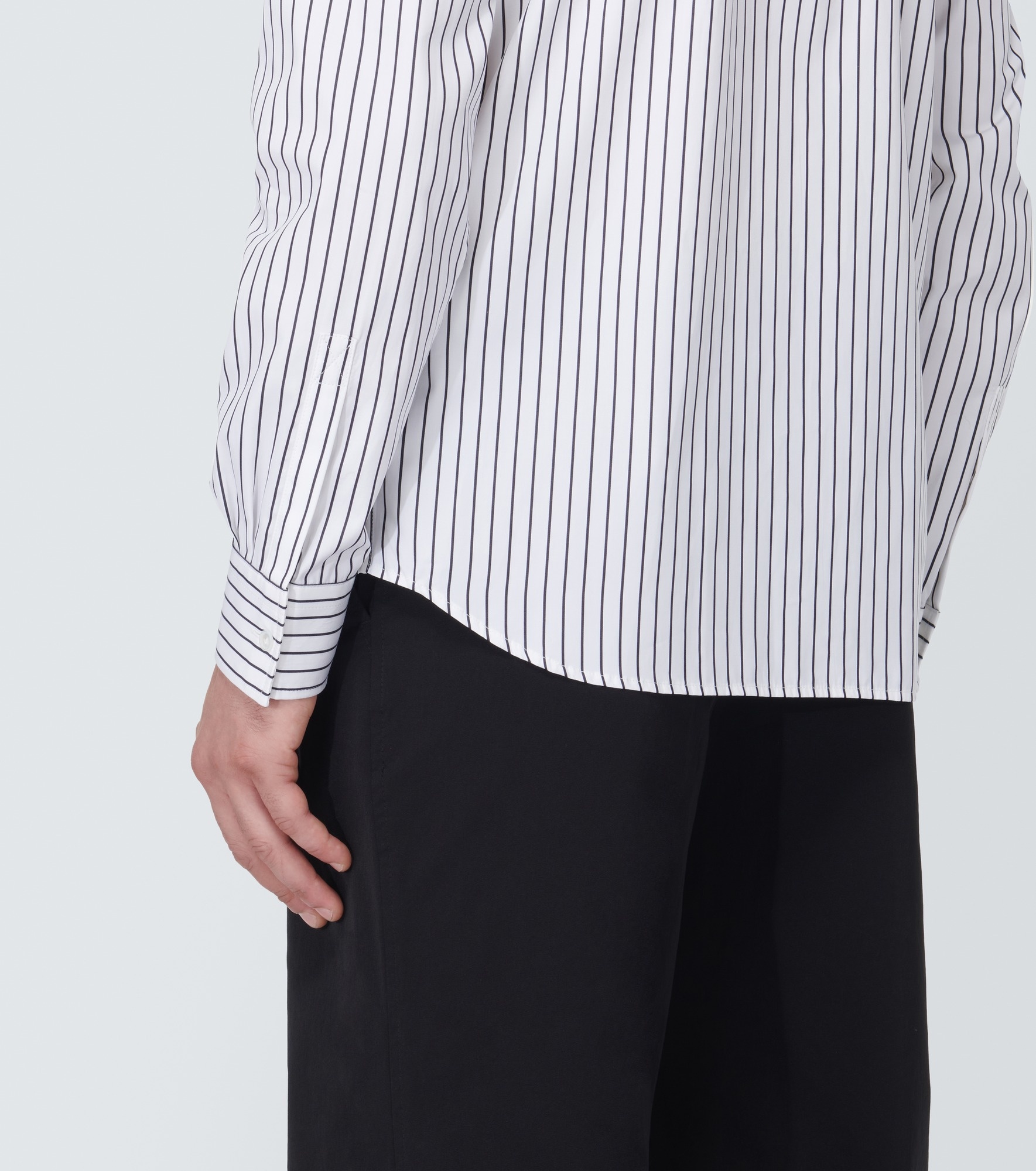 Striped cotton shirt - 6