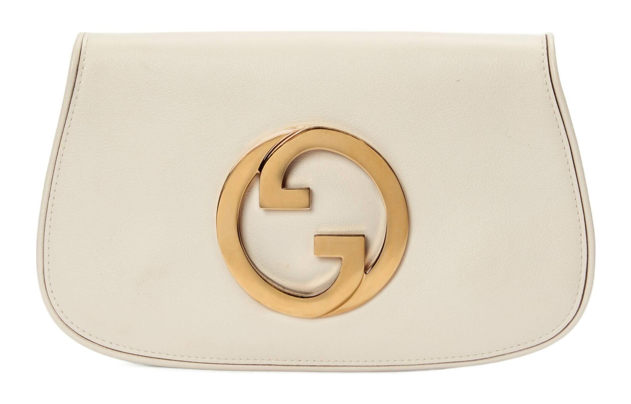 (WMNS) Gucci Blondie Shoulder Bag 'White' 699268-UXX0G-9022 - 2