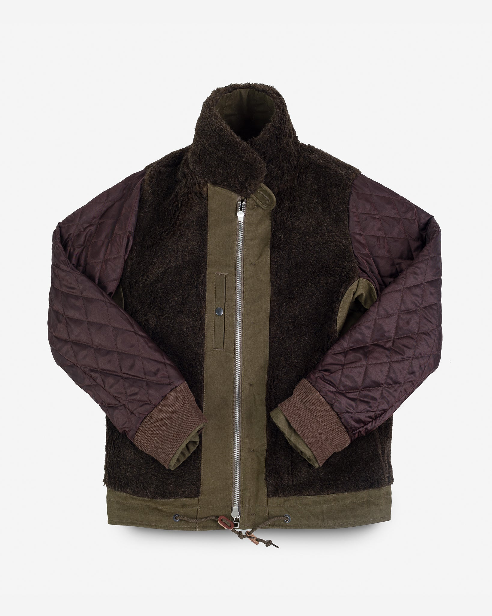 IHM-37-ODG Oiled Whipcord N1 Deck Jacket - Olive - 3