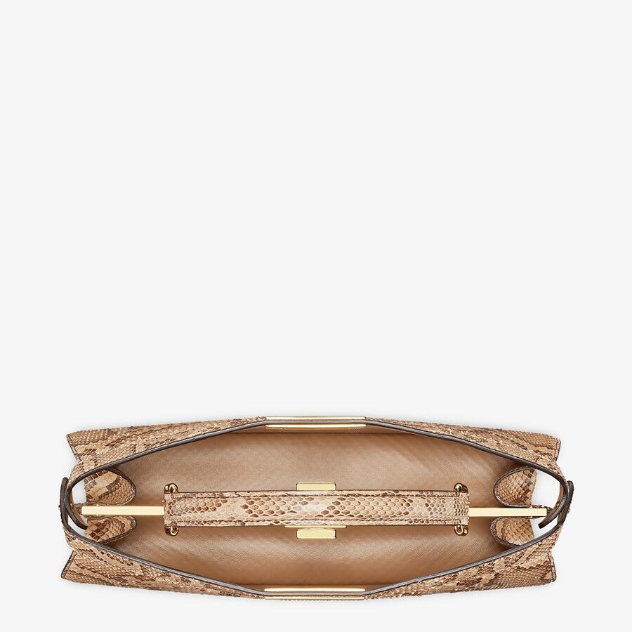 Beige python bag - 4