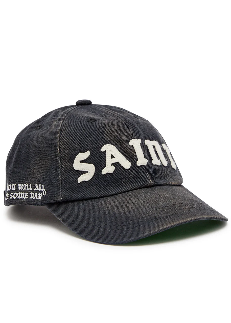 Saint Mxxxxxx Logo-appliquéd Cotton cap - 1