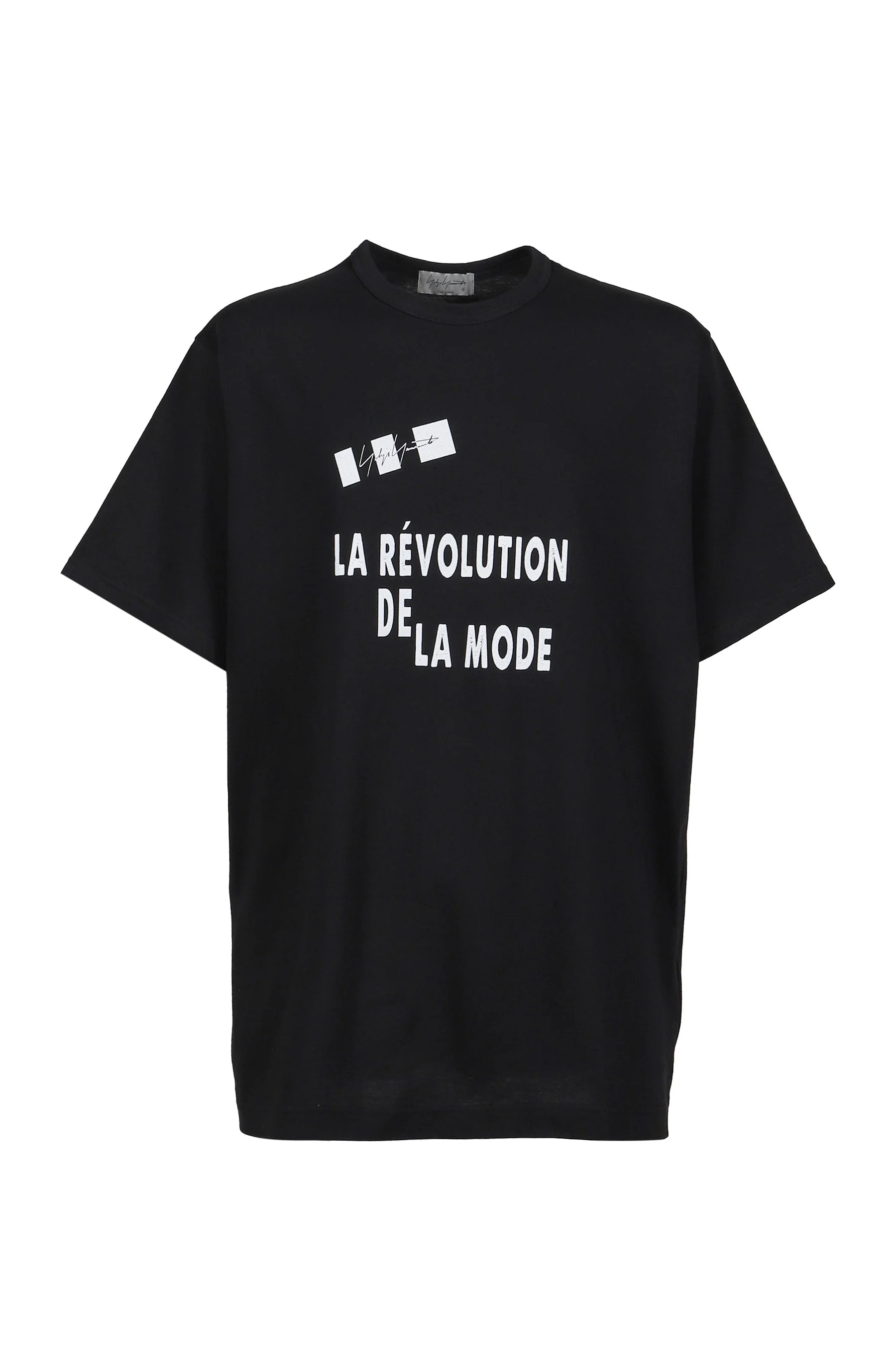 S/S PRINT T-SHIRT / BLK - 1