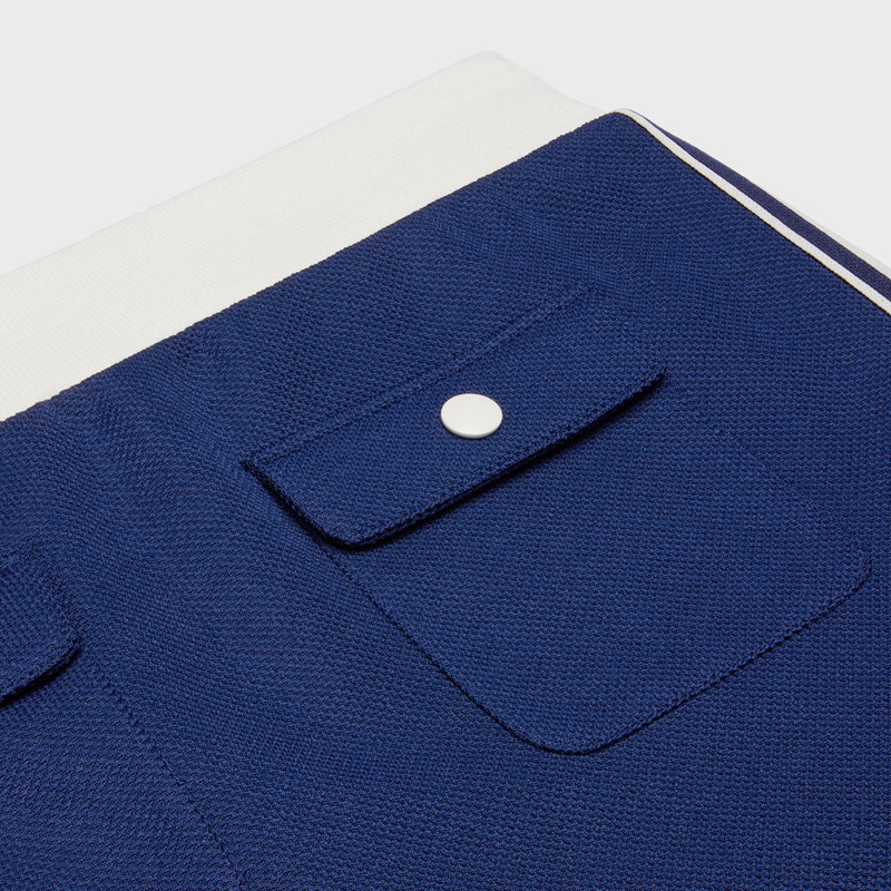 mini skirt in texturized jersey 3