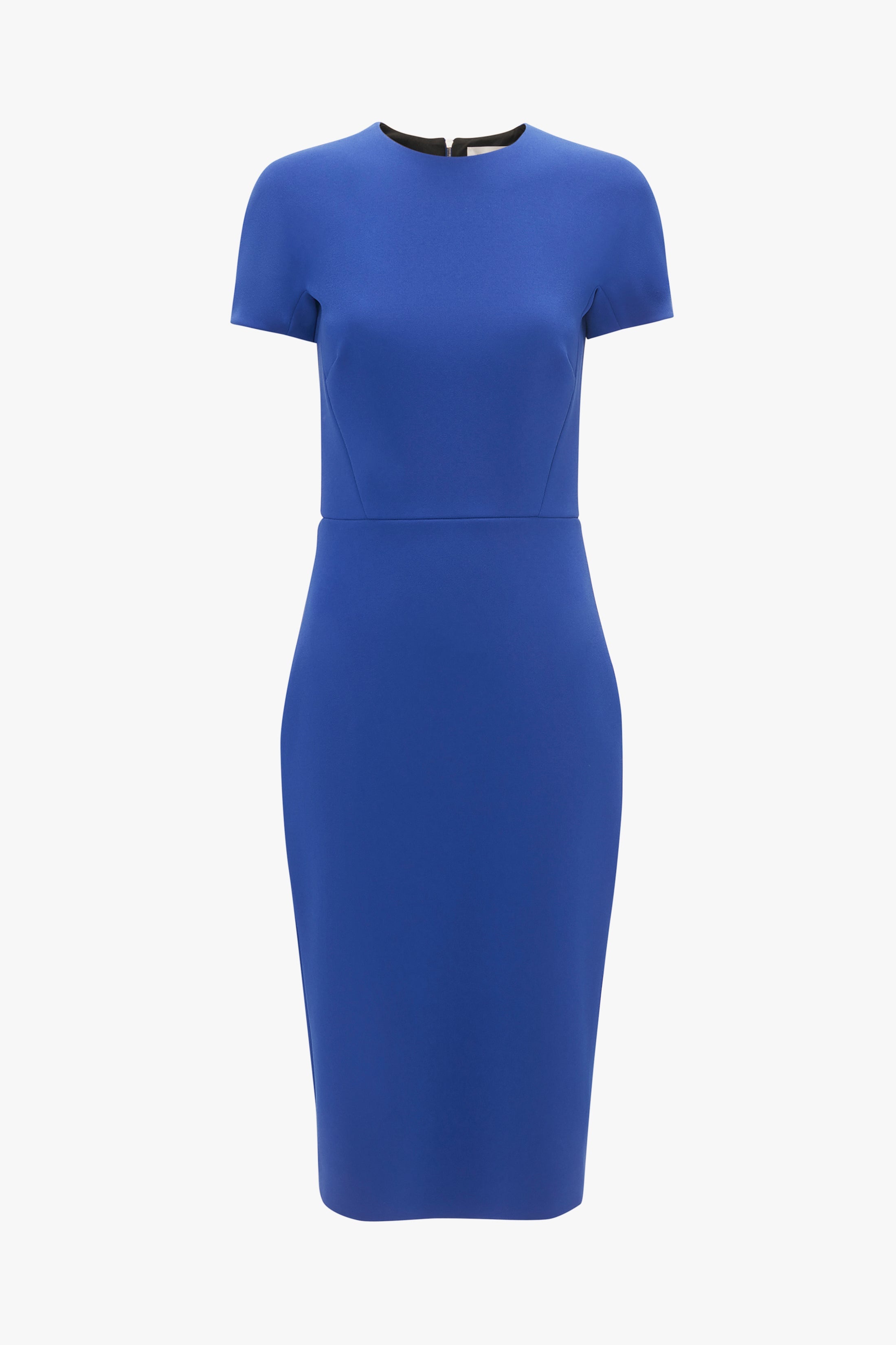 Fitted T-Shirt Dress In Palace Blue - 1