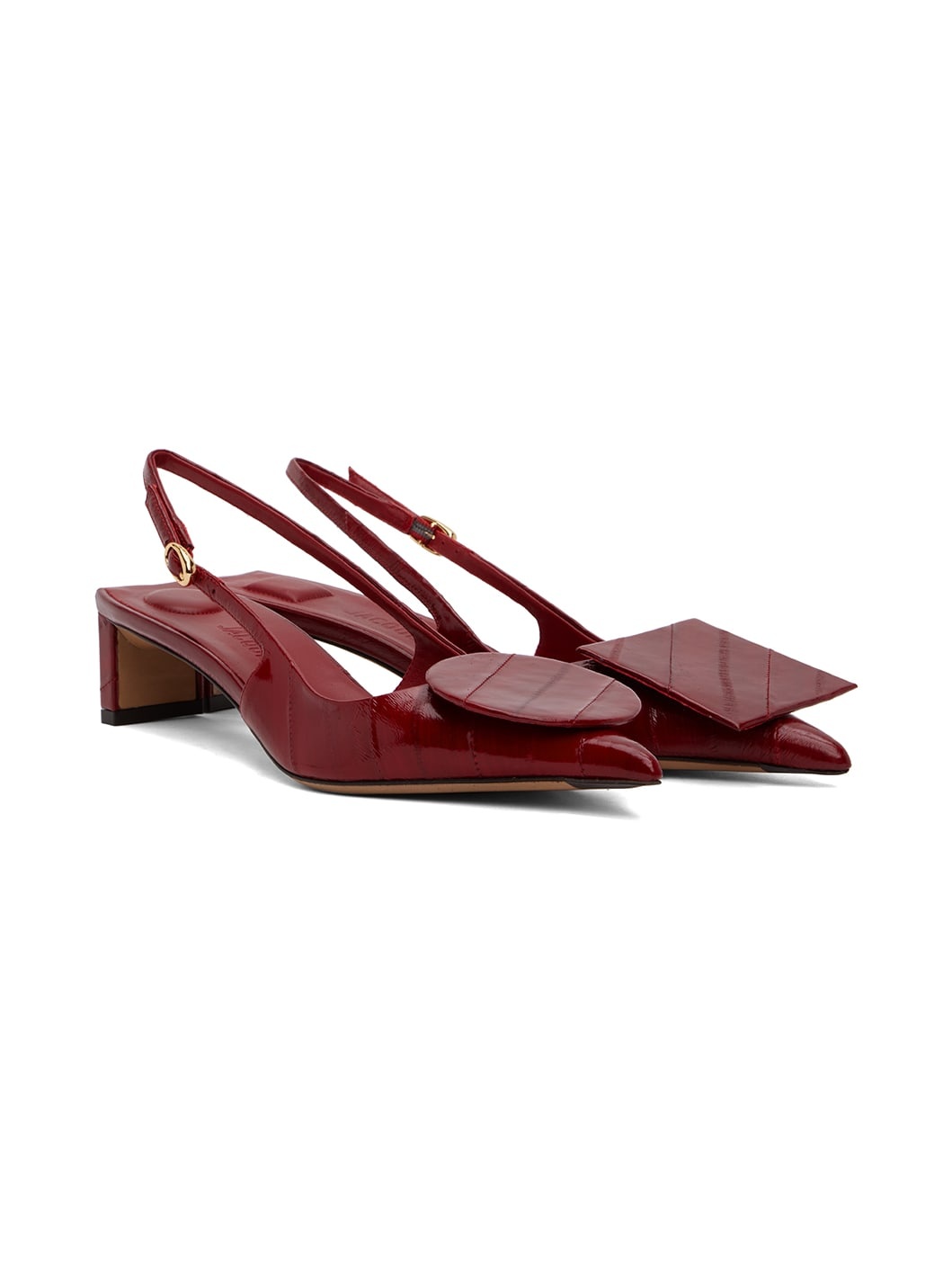 Red La Casa 'Les slingbacks Duelo basses' Heels - 4