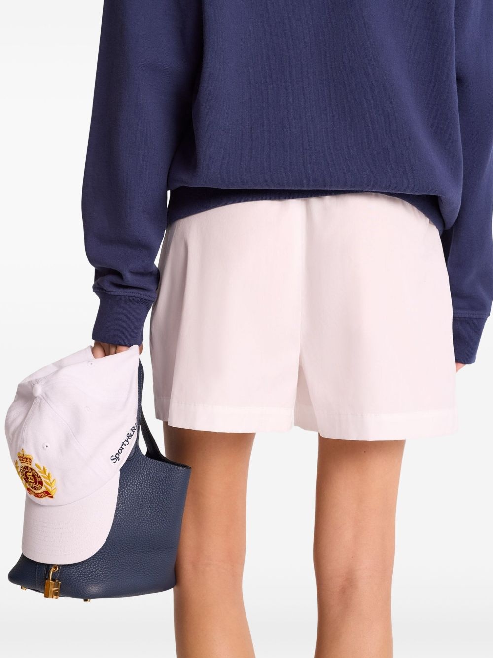 logo-embroidered shorts - 3