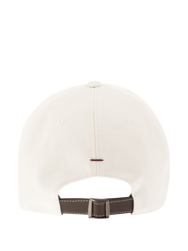 Brunello Cucinelli logo-embroidered baseball cap outlook