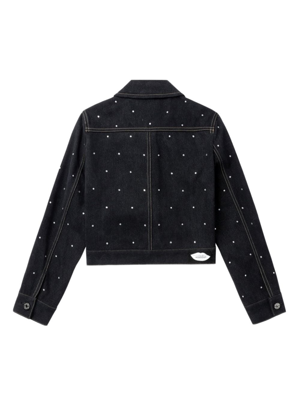 rhinestone-embellished jacket - 6