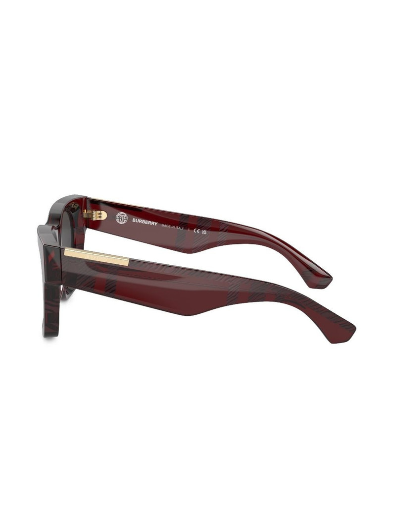 checkered wayfarer-frame sunglasses 3
