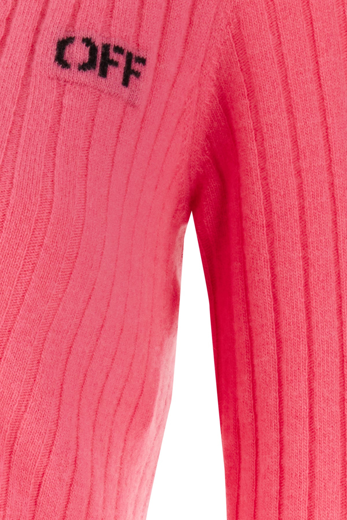 Fuchsia wool blend cardigan - 3