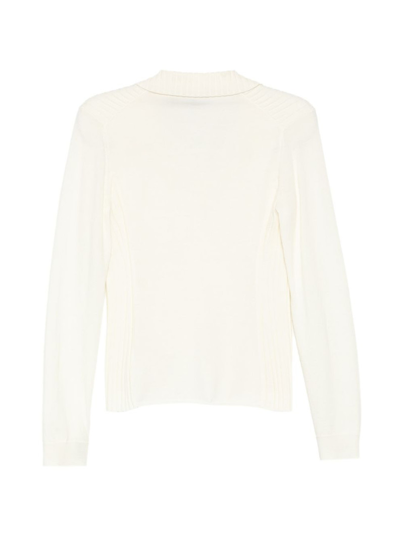 Theory ribbed polo top outlook