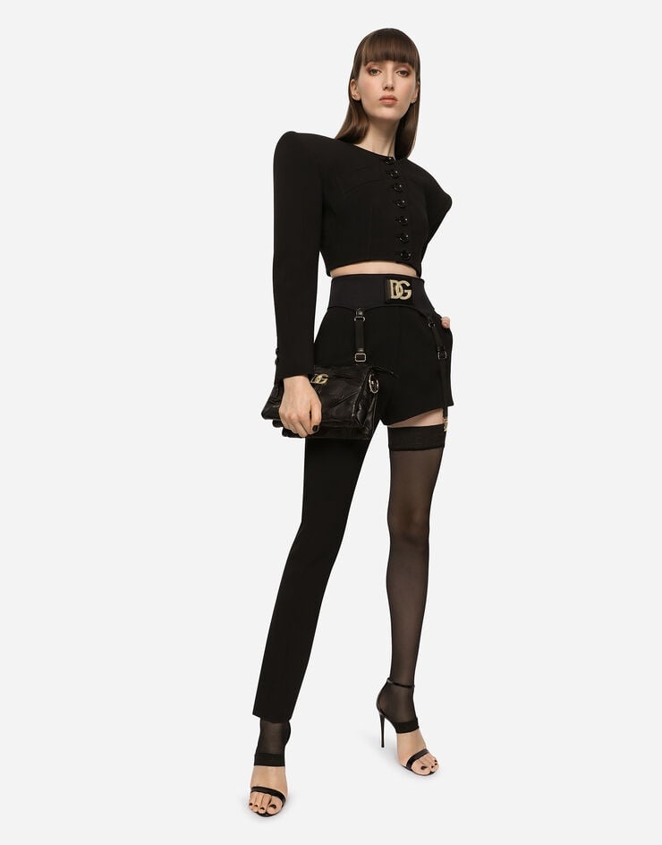 Double crepe shorts - 5