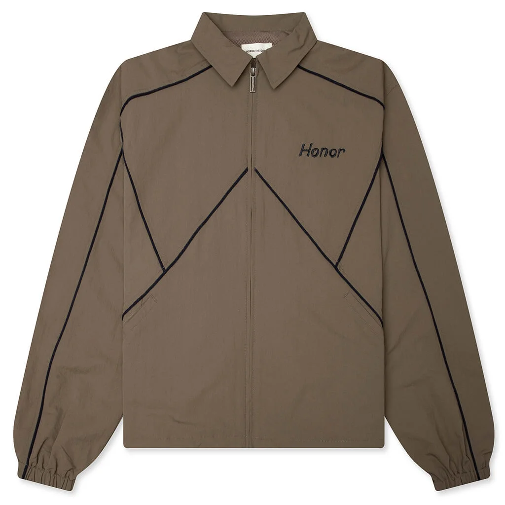 GROWTH TRACK JACKET - PEBBLE - 1