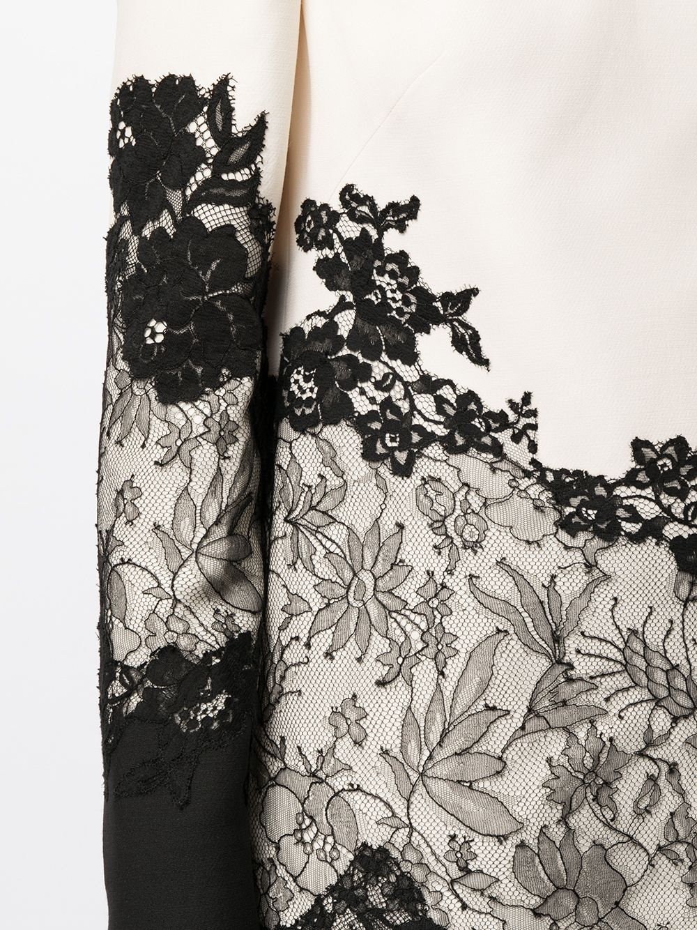 lace-embellished shift dress - 5