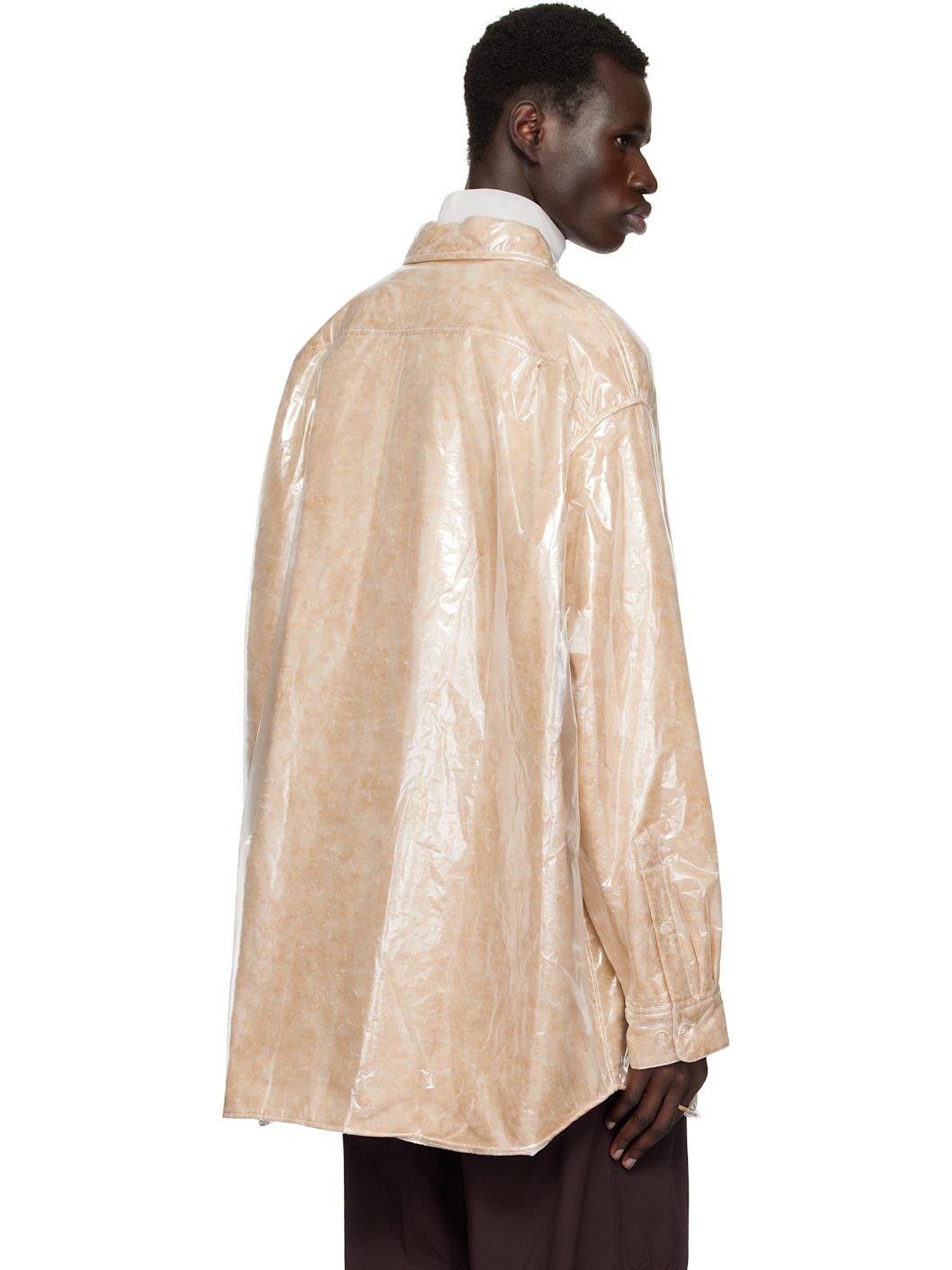 Pink Oversized Puffed Overshirt - 3