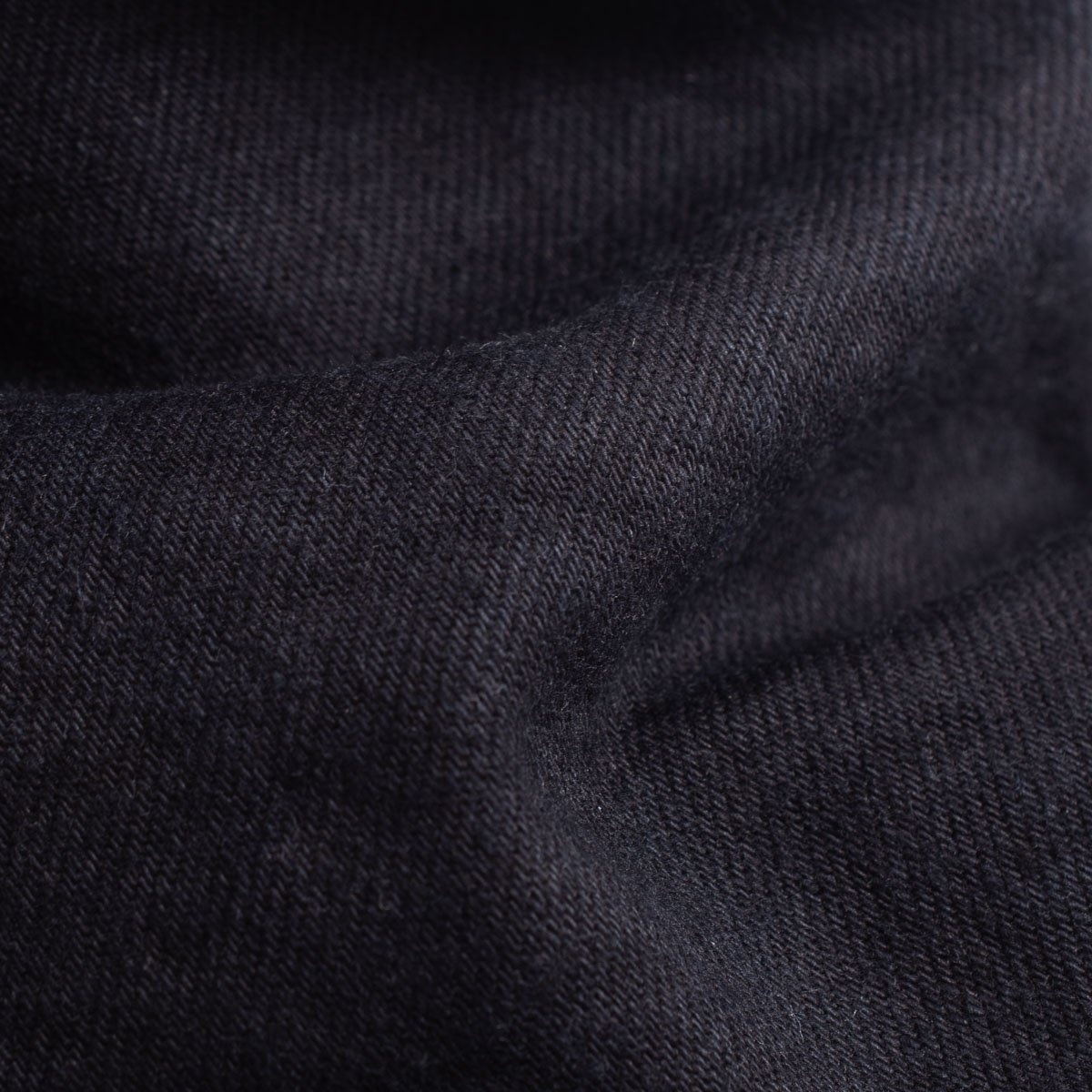 IH-777S-142od 14oz Selvedge Denim Slim Tapered Cut Jeans - Indigo Overdyed Black - 14