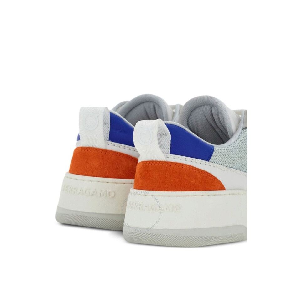 Ferragamo Men's Panelled Low-Top Sneakers - 4