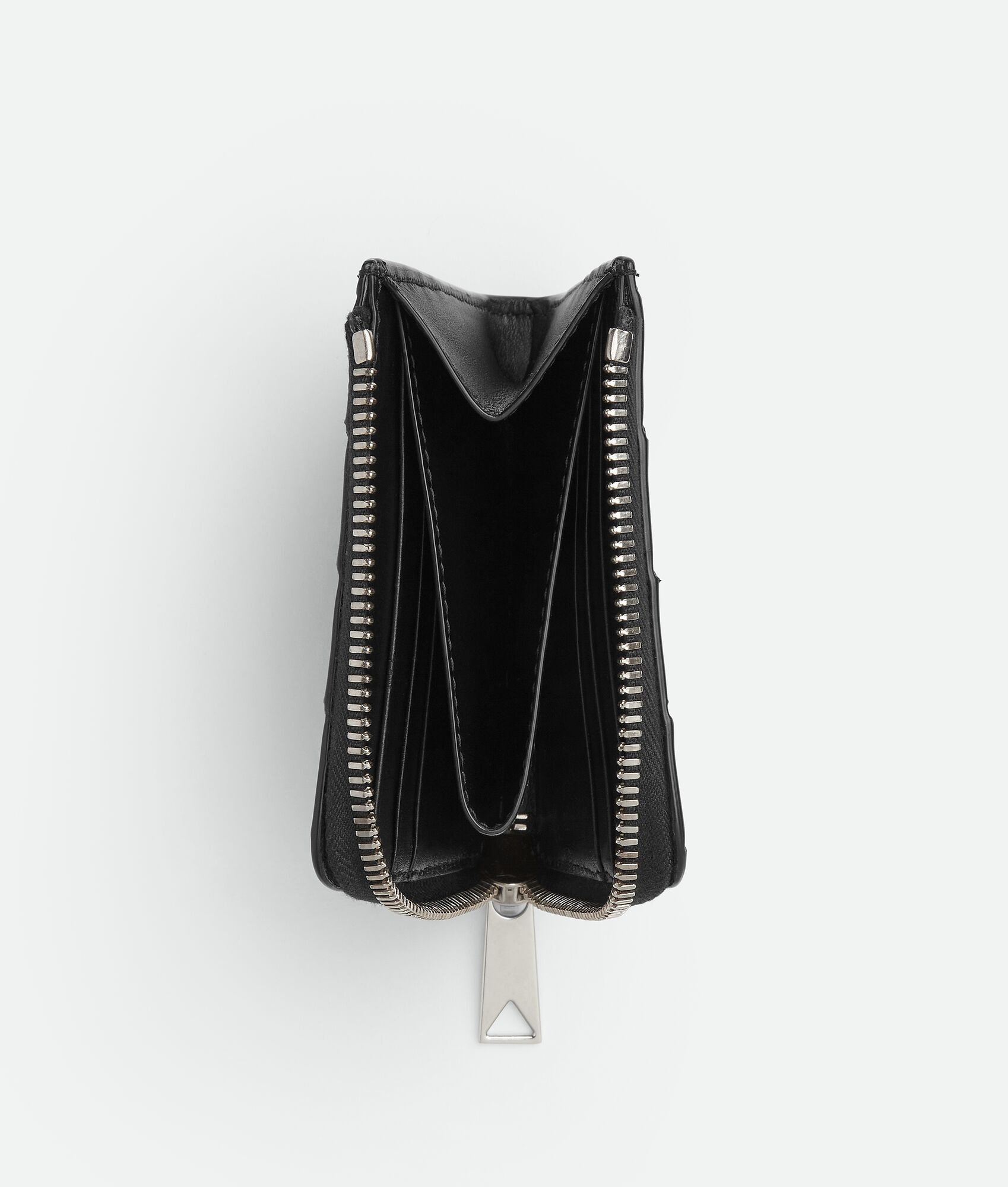 Intrecciato Square Zip Around Wallet - 2