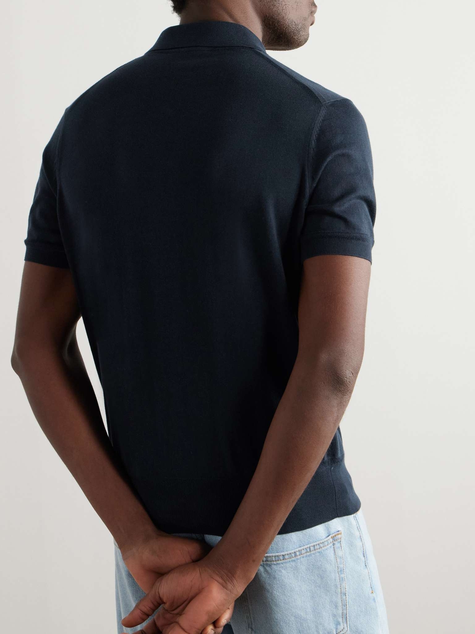 Slim-Fit Cotton Polo Shirt - 3