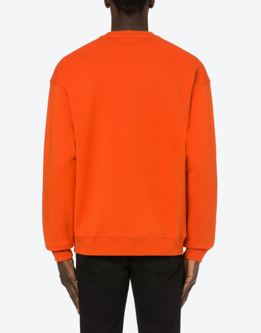 METALLIC LOGO ORGANIC COTTON SWEATSHIRT - 3