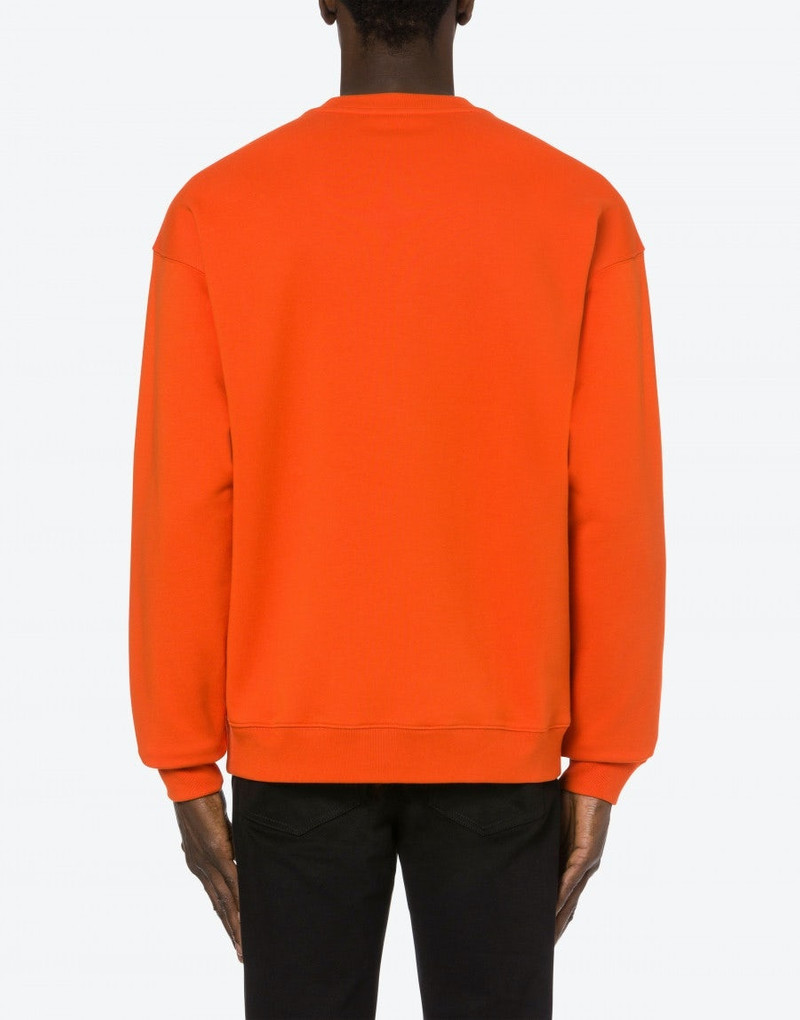 METALLIC LOGO ORGANIC COTTON SWEATSHIRT 3