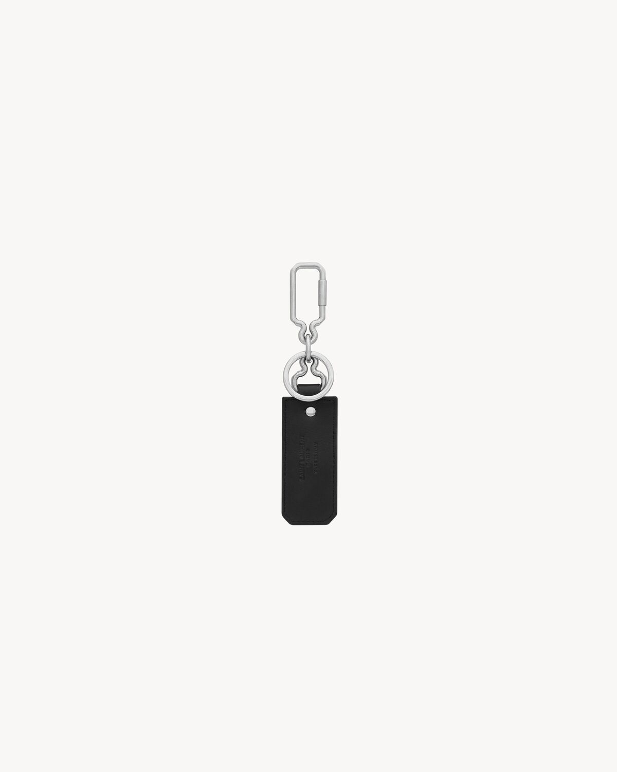 CASSANDRE SAINT LAURENT KEYRING IN LEATHER - 2