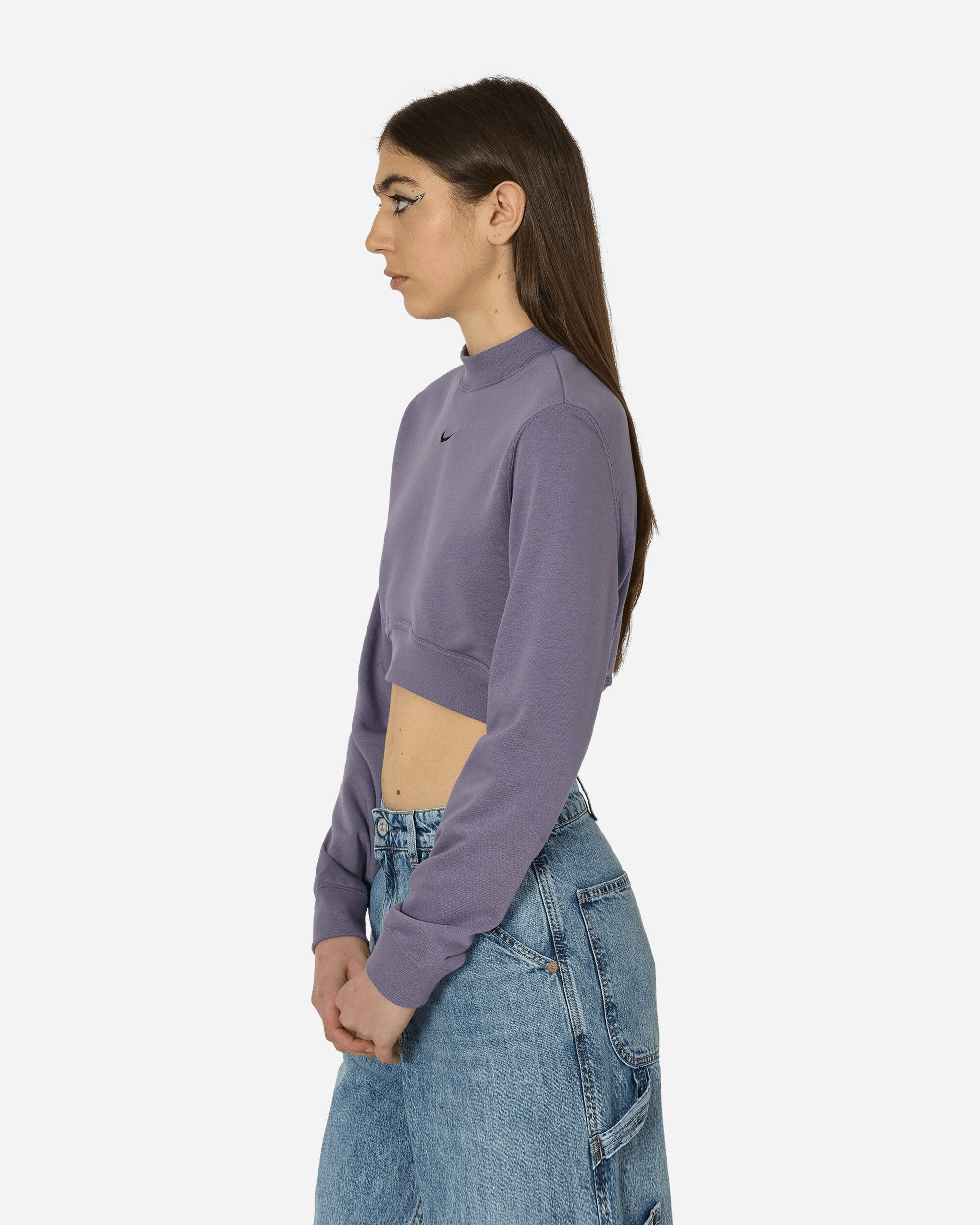 Crewneck Cropped French Terry Top Daybreak - 2