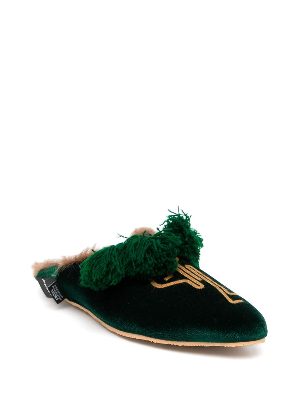 pointed-toe slippers - 2
