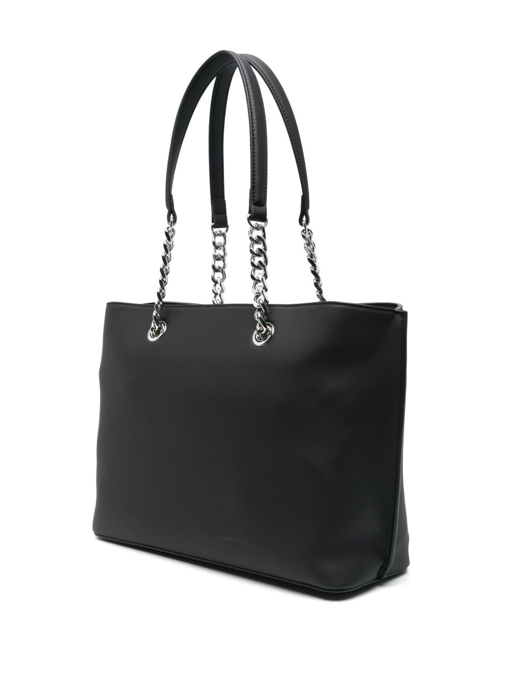 logo-plaque tote bag - 3