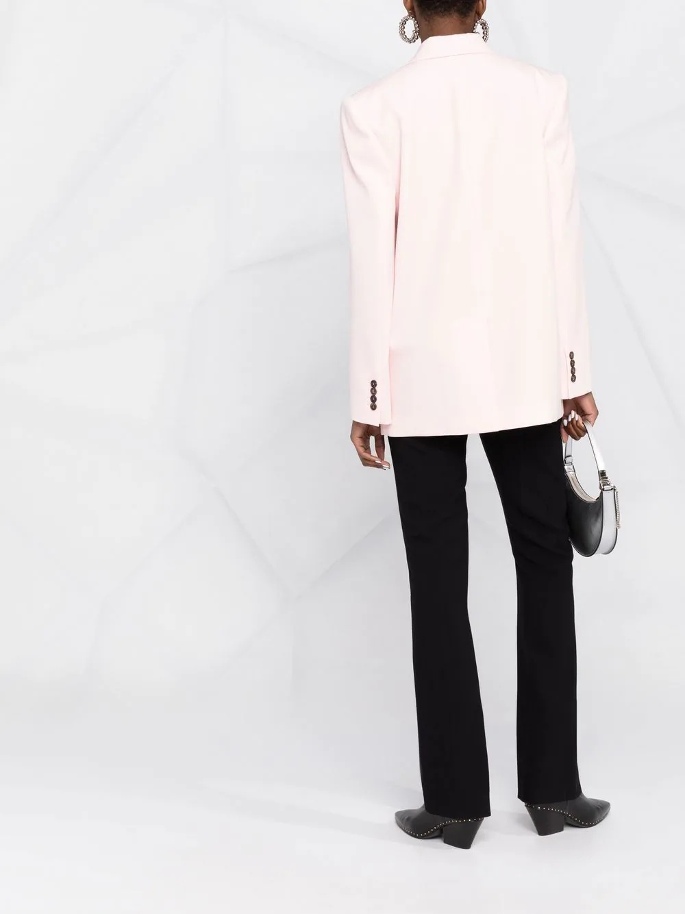 double-breasted boxy blazer - 6