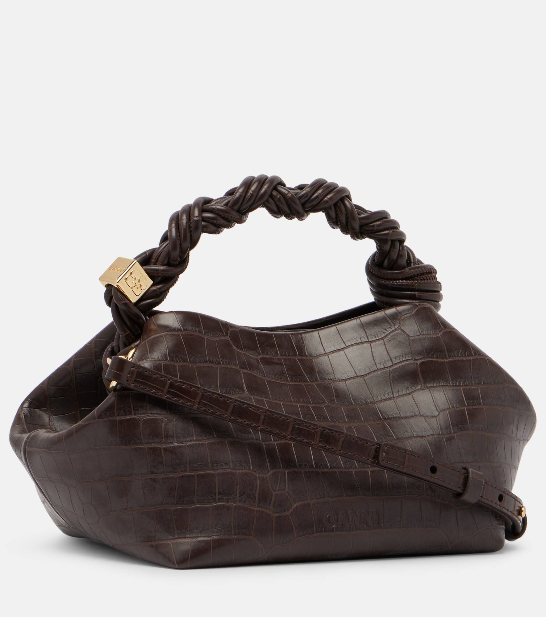 Bou Small croc-effect tote bag - 4