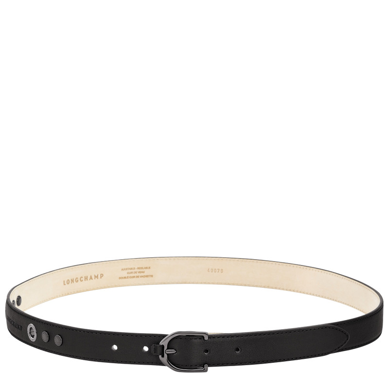 Longchamp 3D Ladies' belt Black - Leather 1